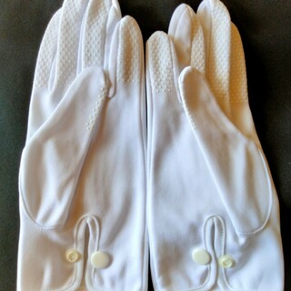 ポリエステル100%製　白手袋　警察　警備　L〜LLサイズ(手袋)