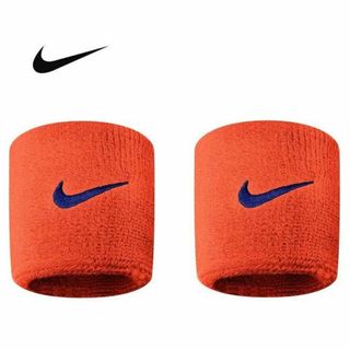 ナイキ(NIKE)のNIKE(ナイキ) スウォッシュ リストバンド チームオレンジ/カレッジネイビー(バスケットボール)