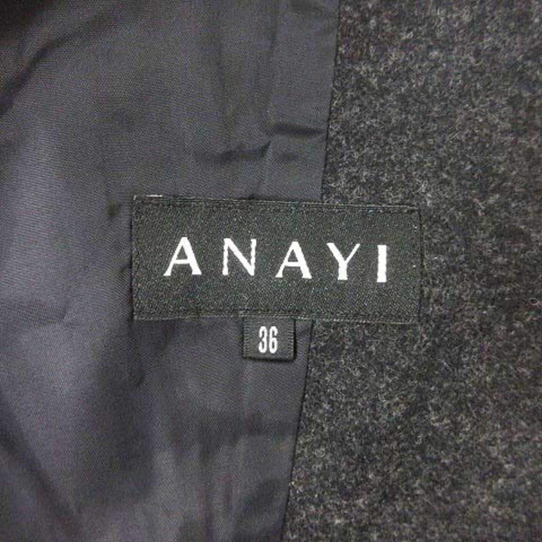 ANAYI(アナイ)のANAYI テーラードジャケット 総裏地 ウール カシミヤ混 36 ■MO レディースのジャケット/アウター(その他)の商品写真