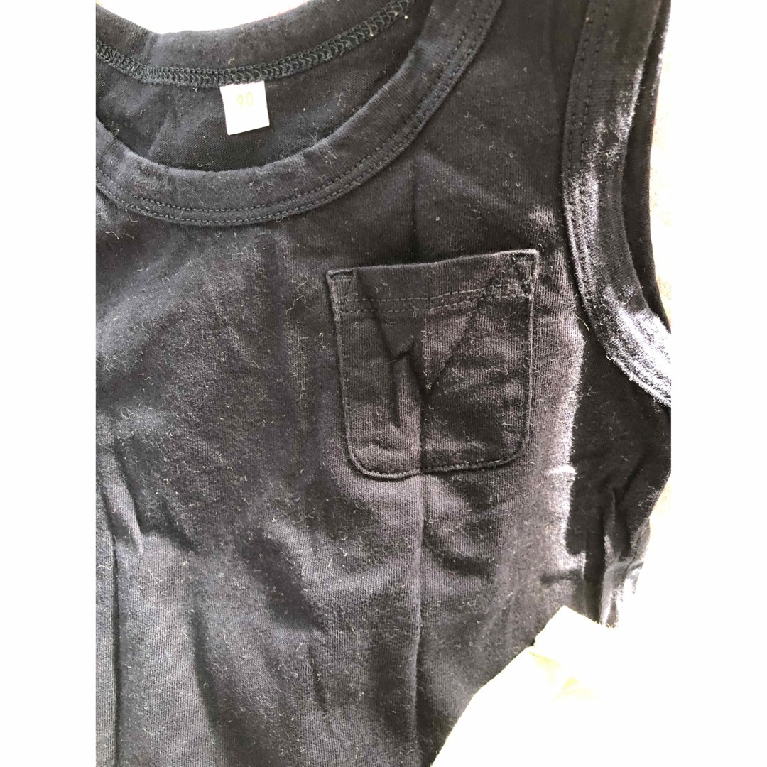 MUJI (無印良品)(ムジルシリョウヒン)の無印良品　タンクトップ２枚セット　90 キッズ/ベビー/マタニティのキッズ服男の子用(90cm~)(Tシャツ/カットソー)の商品写真