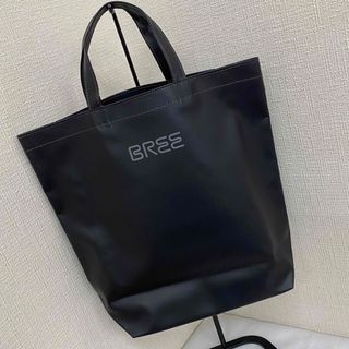 美品 BREE ブリー トートバッグ ワンショルダー ブラック シボレザー