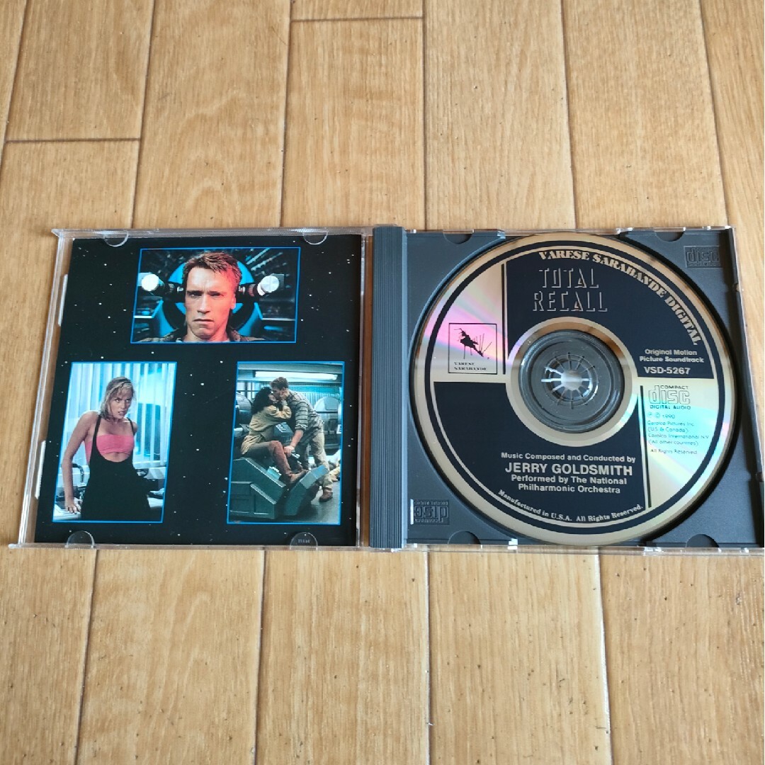 US盤 廃盤 トータル・リコール サウンドトラック Total Recall エンタメ/ホビーのCD(映画音楽)の商品写真