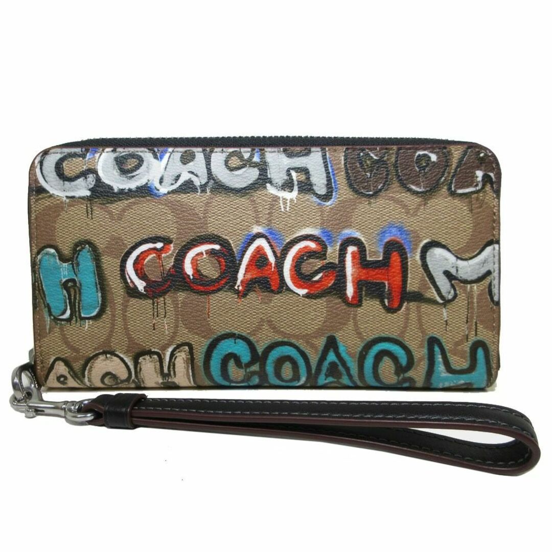 新品】コーチ 財布 長財布 COACH シグネチャー グラフィティ アート