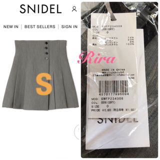 スナイデル(SNIDEL)の完売色🌷新作新品🍀スナイデル SNIDELサイドプリーツスカショーパン(ミニスカート)