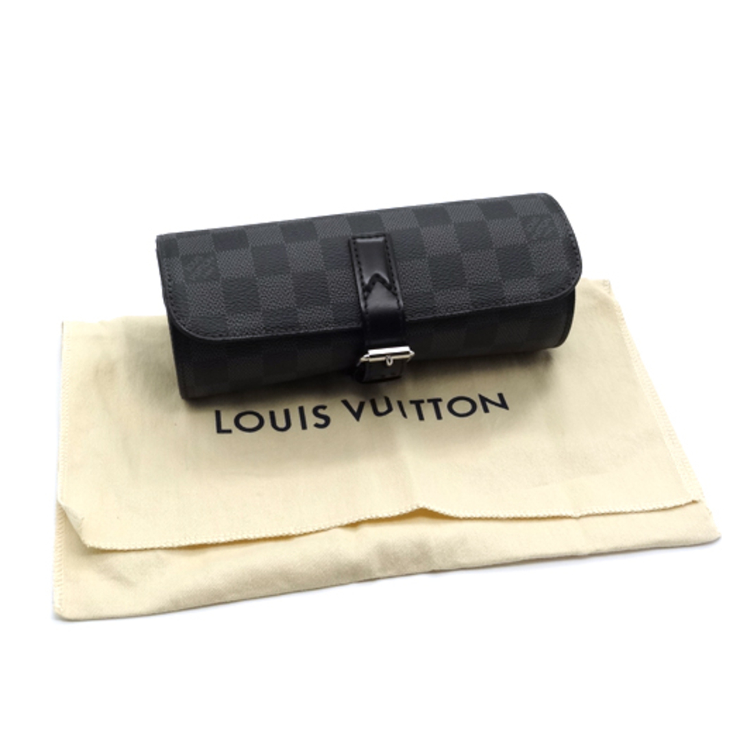 LOUIS VUITTON ダミエ ３モントル エテュイ 時計ケース