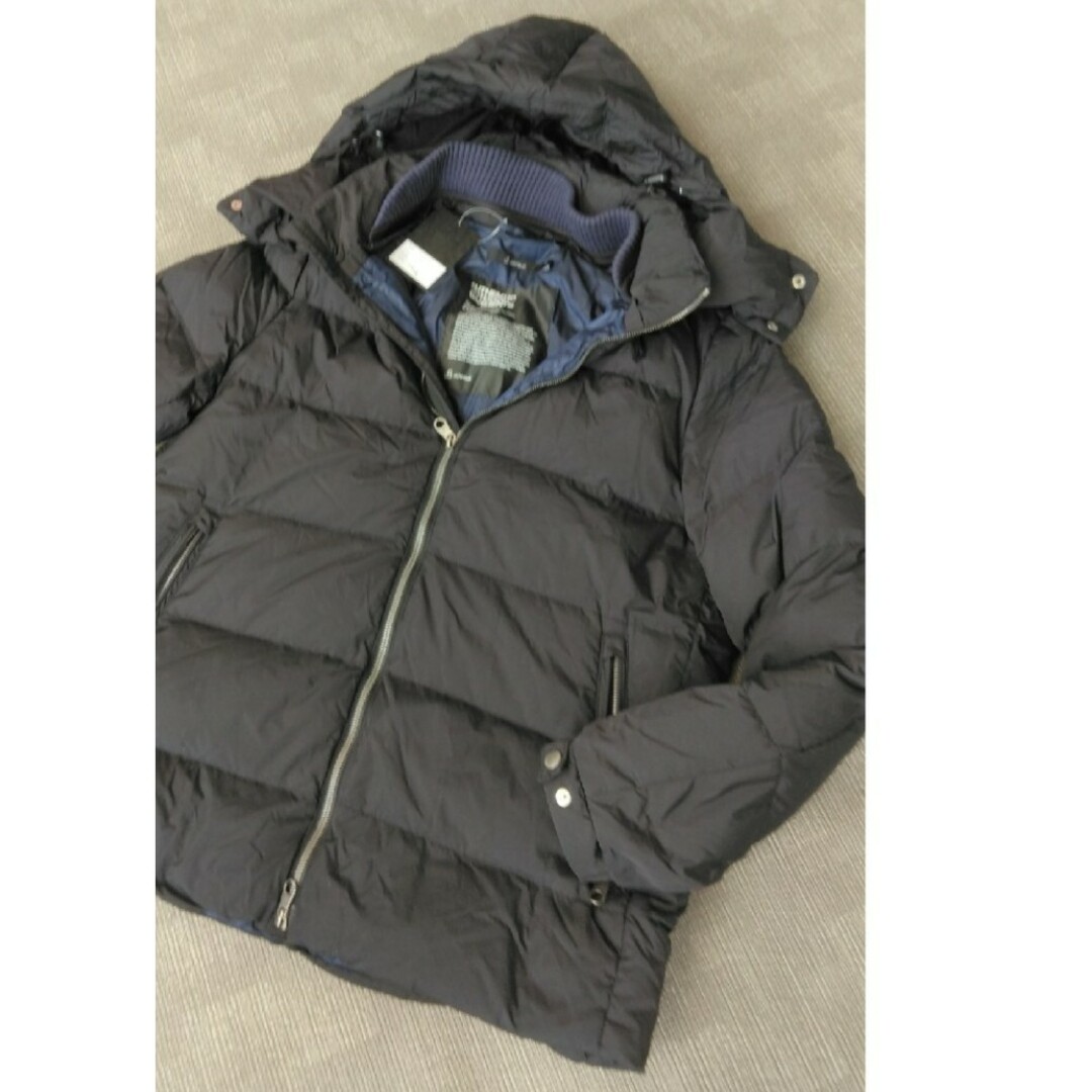 ジョンブル メンズ ダウンジャケット 希少品 LL 黒 男性用 美品ユーズド