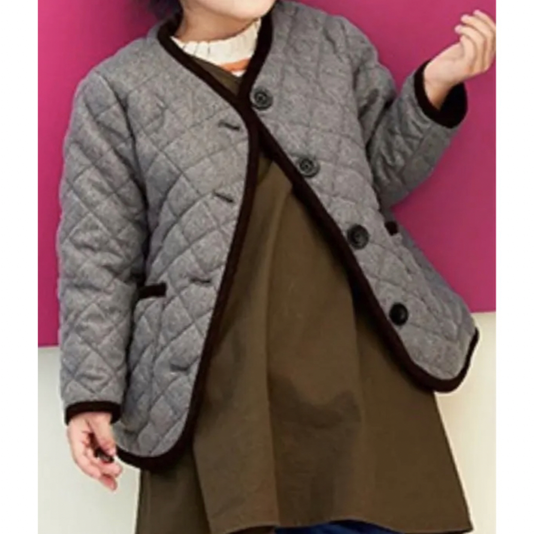 MARKEY'S(マーキーズ)のMARKEYS マーキーズ　キルティングジャケット　120 キッズ/ベビー/マタニティのキッズ服女の子用(90cm~)(ジャケット/上着)の商品写真