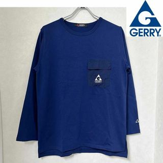 ジェリー(GERRY)の新品 L ★ GERRY ジェリー 長袖 ポケット Tシャツ ネイビー ロンT(Tシャツ(長袖/七分))