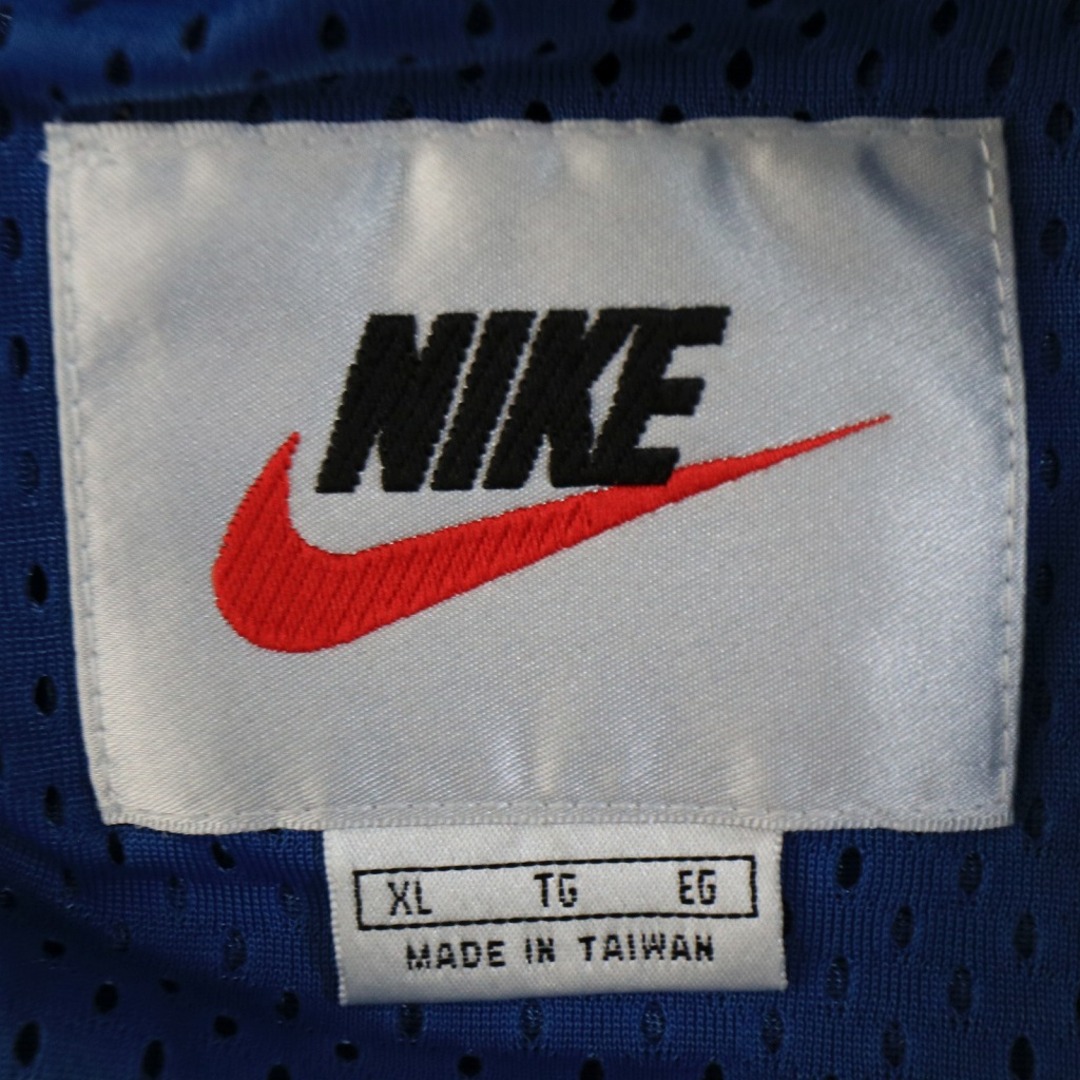 00s NIKE ナイキ 刺繍ロゴ ナイロンパンツ ジャージ グレー M テック