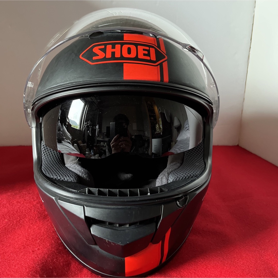 自動車/バイクshoei Gt-air マットブラックレッドライン　フルフェイス　ヘルメット