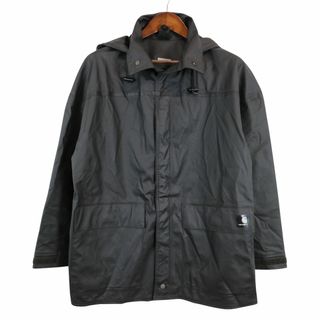 カーハート(carhartt)のCarhartt カーハート レイン ジャケット アウトドア キャンプ アウター 防寒 登山 ブラック (メンズ M相当) 中古 古着 O4498(その他)