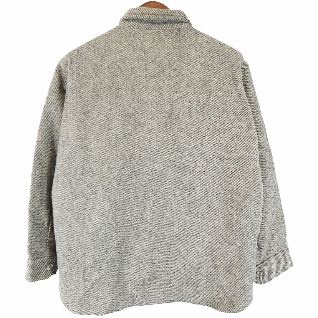 WOOLRICH(ウールリッチ)の80-90年代 WOOLRICH ウールリッチ ウール長袖シャツ グレー (メンズ M相当) 中古 古着 O4478 メンズのトップス(シャツ)の商品写真