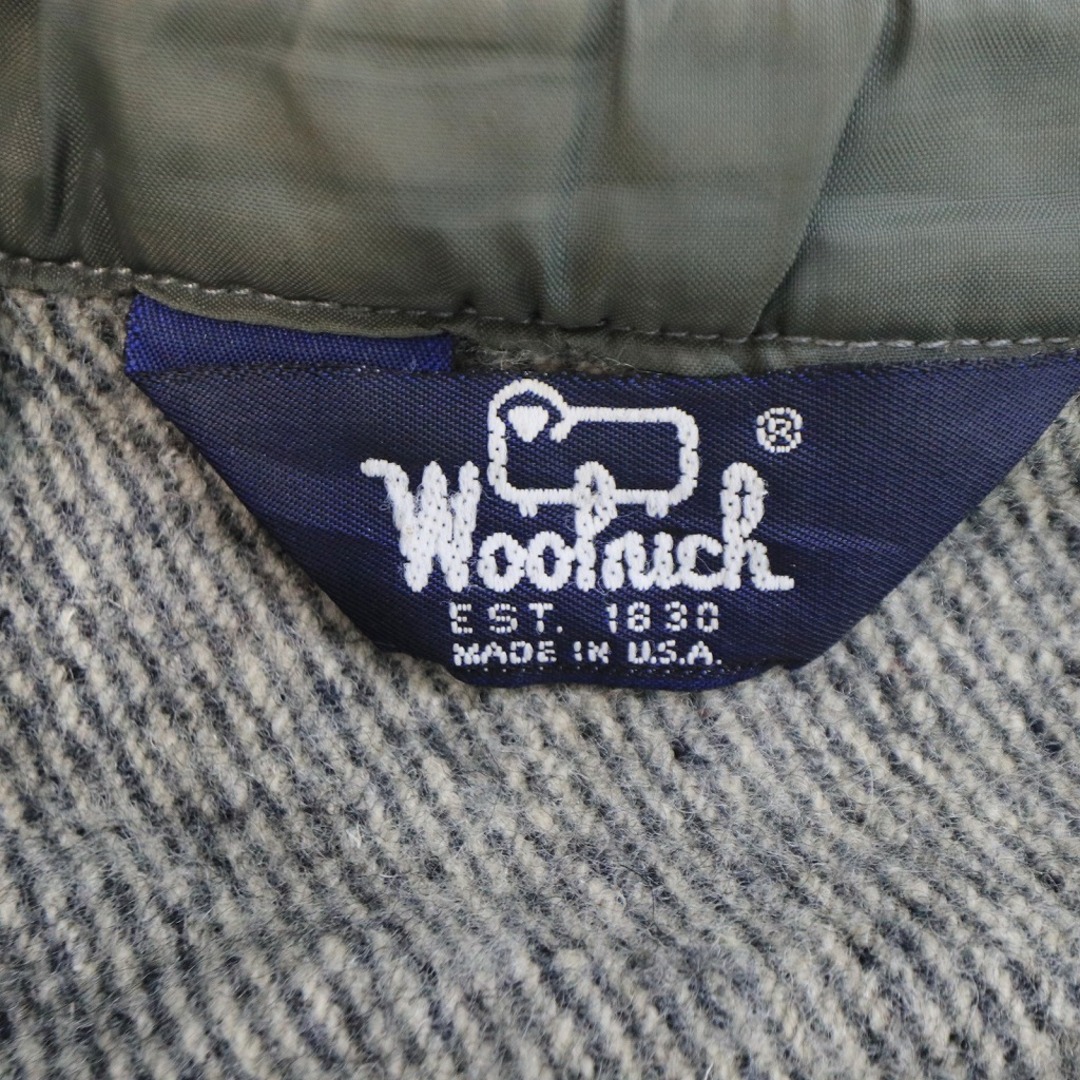 WOOLRICH(ウールリッチ)の80-90年代 WOOLRICH ウールリッチ ウール長袖シャツ グレー (メンズ M相当) 中古 古着 O4478 メンズのトップス(シャツ)の商品写真