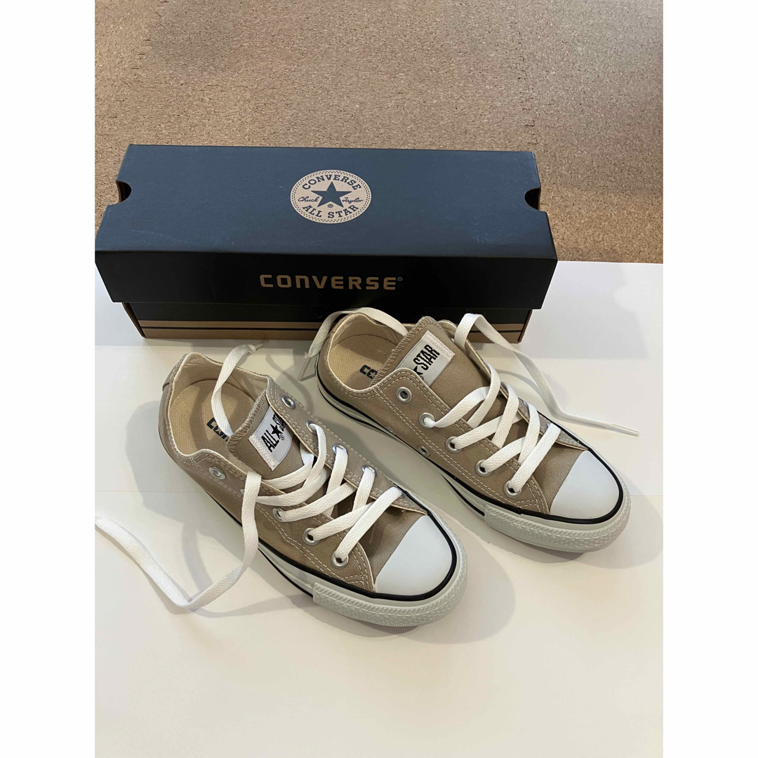 CONVERSE(コンバース)のコンバースローカットベージュ22cm レディースの靴/シューズ(スニーカー)の商品写真