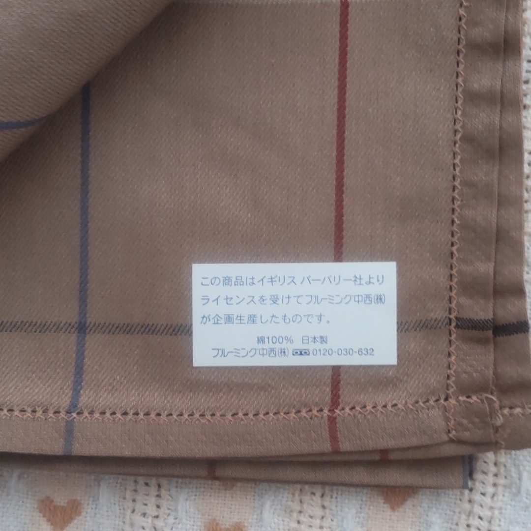 BURBERRY(バーバリー)の未使用☆バーバリー☆ハンカチ メンズのファッション小物(ハンカチ/ポケットチーフ)の商品写真