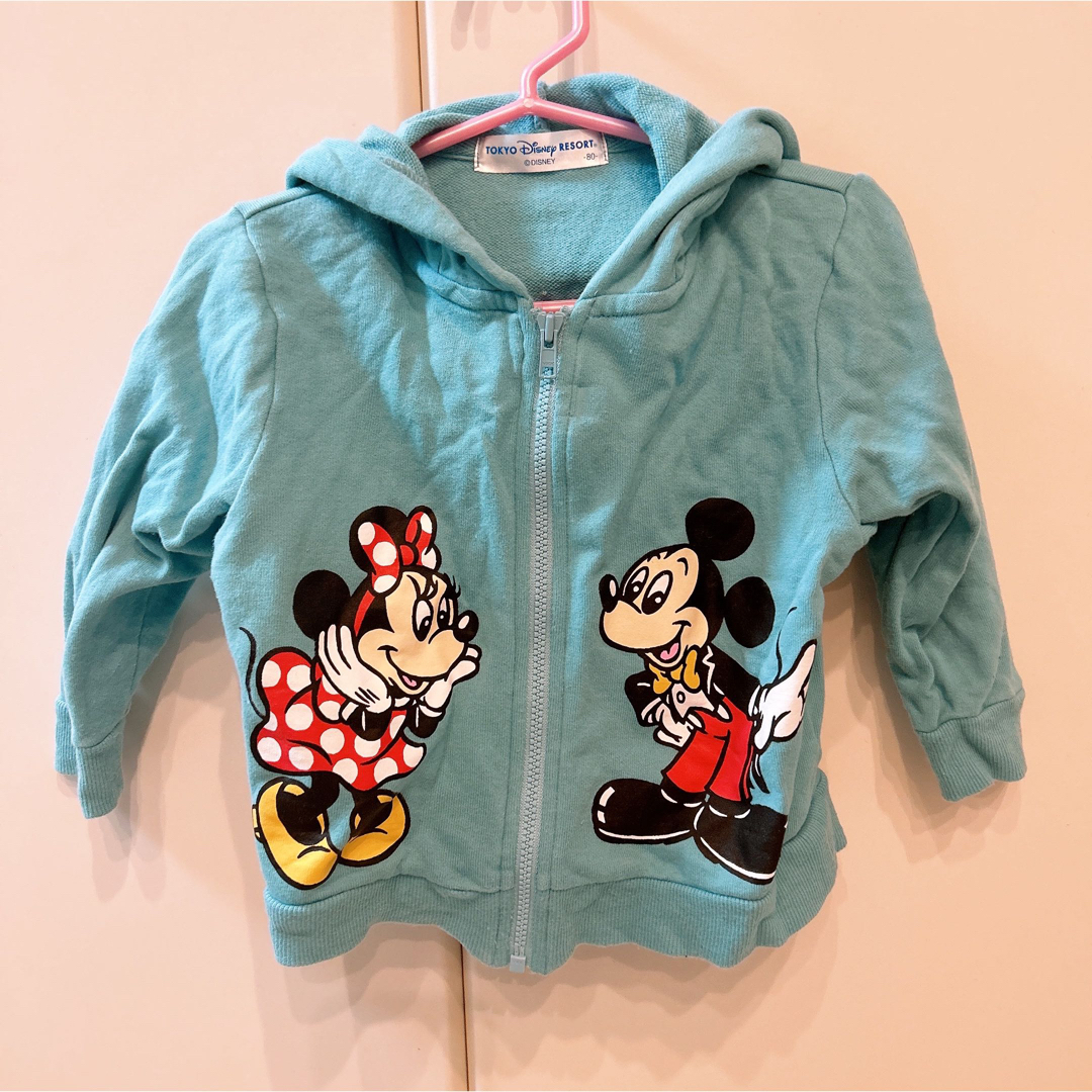 Disney(ディズニー)の【即日発送】★可愛い★ 子供服　サイズ80 ディズニーリゾート　パーカー キッズ/ベビー/マタニティのベビー服(~85cm)(トレーナー)の商品写真