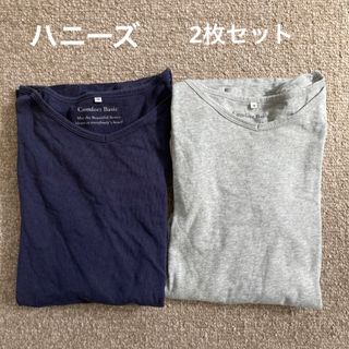 ハニーズ(HONEYS)のハニーズ　レディースロンT  Mサイズ　2枚セット(Tシャツ(長袖/七分))