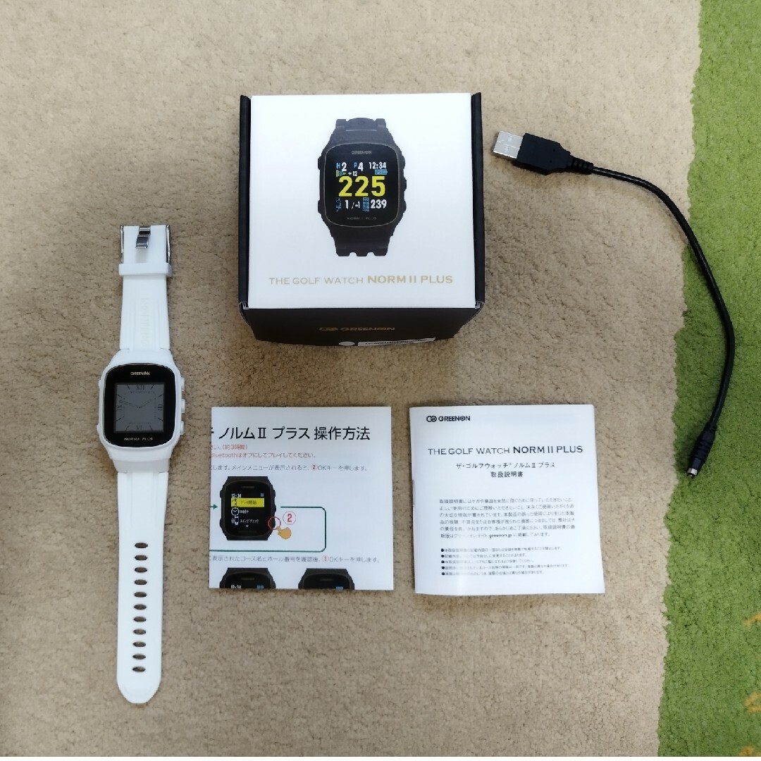 GREENON ゴルフウォッチ NORM II PLUS(GreenOn THE GOLF WATCH GREENON ゴルフウォッチ NORM II PLUS(GreenOn THE GOLF WATCH