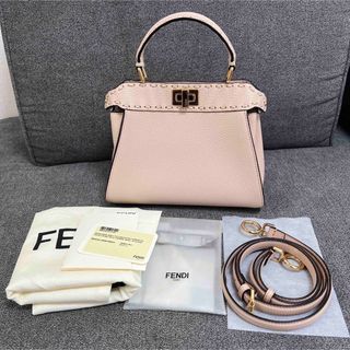 フェンディ(FENDI)の【超美品】FENDI ミニピーカブー　セレリア　(ハンドバッグ)