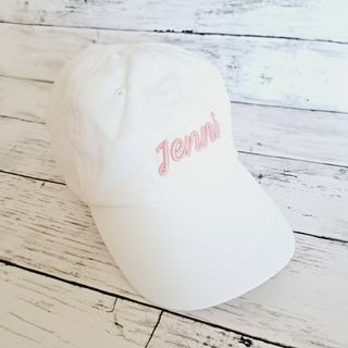 ジェニィ(JENNI)のジェニイ 帽子 ＣＡＰ 白 【美品】(帽子)