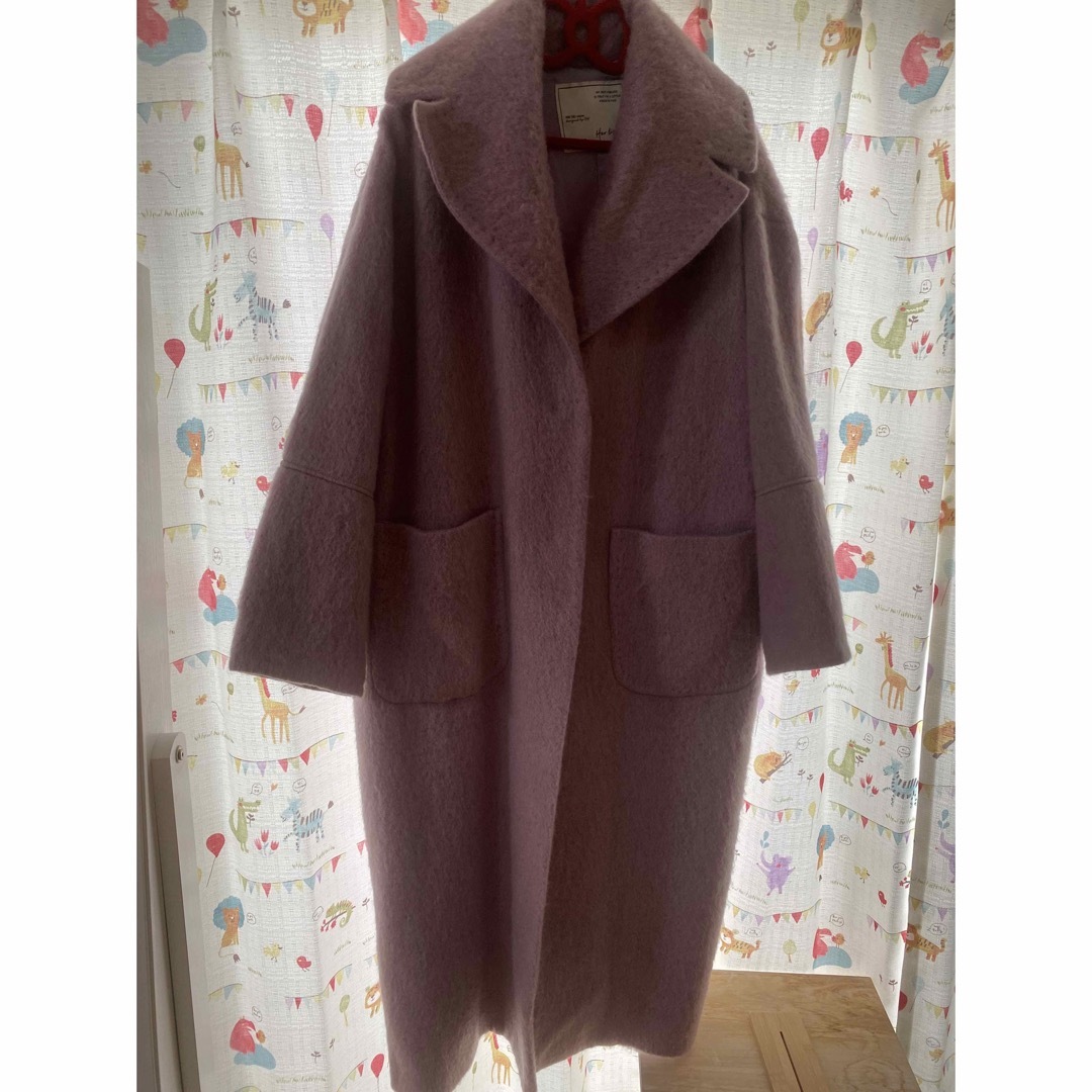 【新品】herlipto  Wool and Mohair-blend Coat