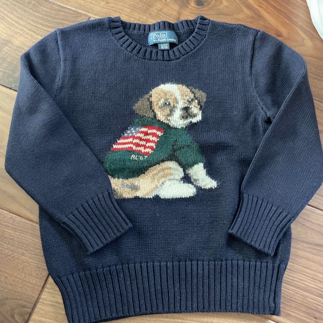 POLO RALPH LAUREN - 水通しのみ ラルフローレン ニット 110cmの通販