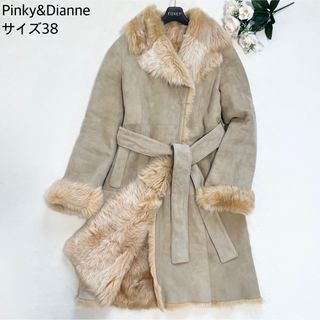 激レア】Pinky&Dainne ムートンコート 毛皮 ファーコート ガウン-
