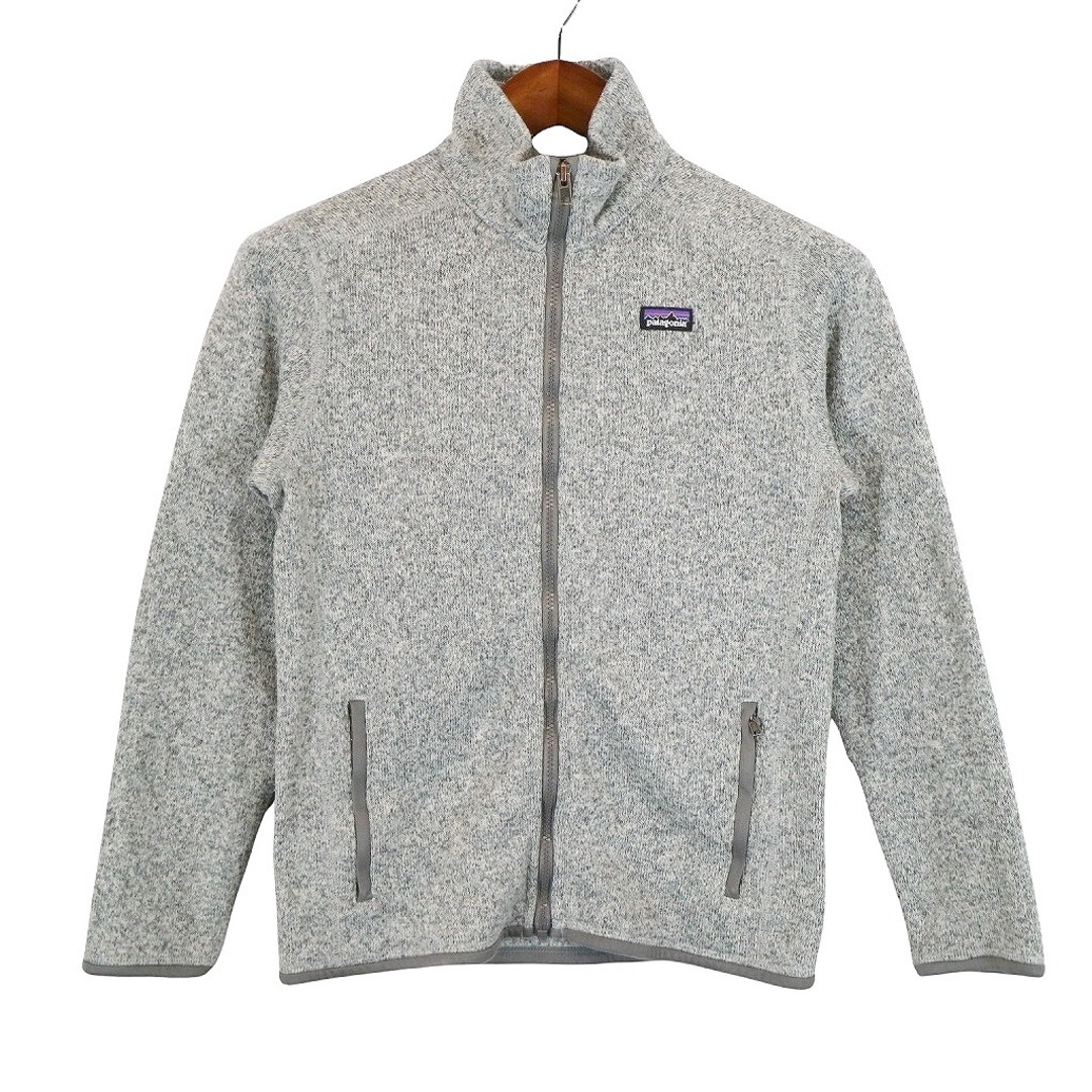 patagonia パタゴニア ベターセーターフリースジャケット 防寒  アウトドア キャンプ  防寒 グレー (ボーイズ 14 XL)   O4696