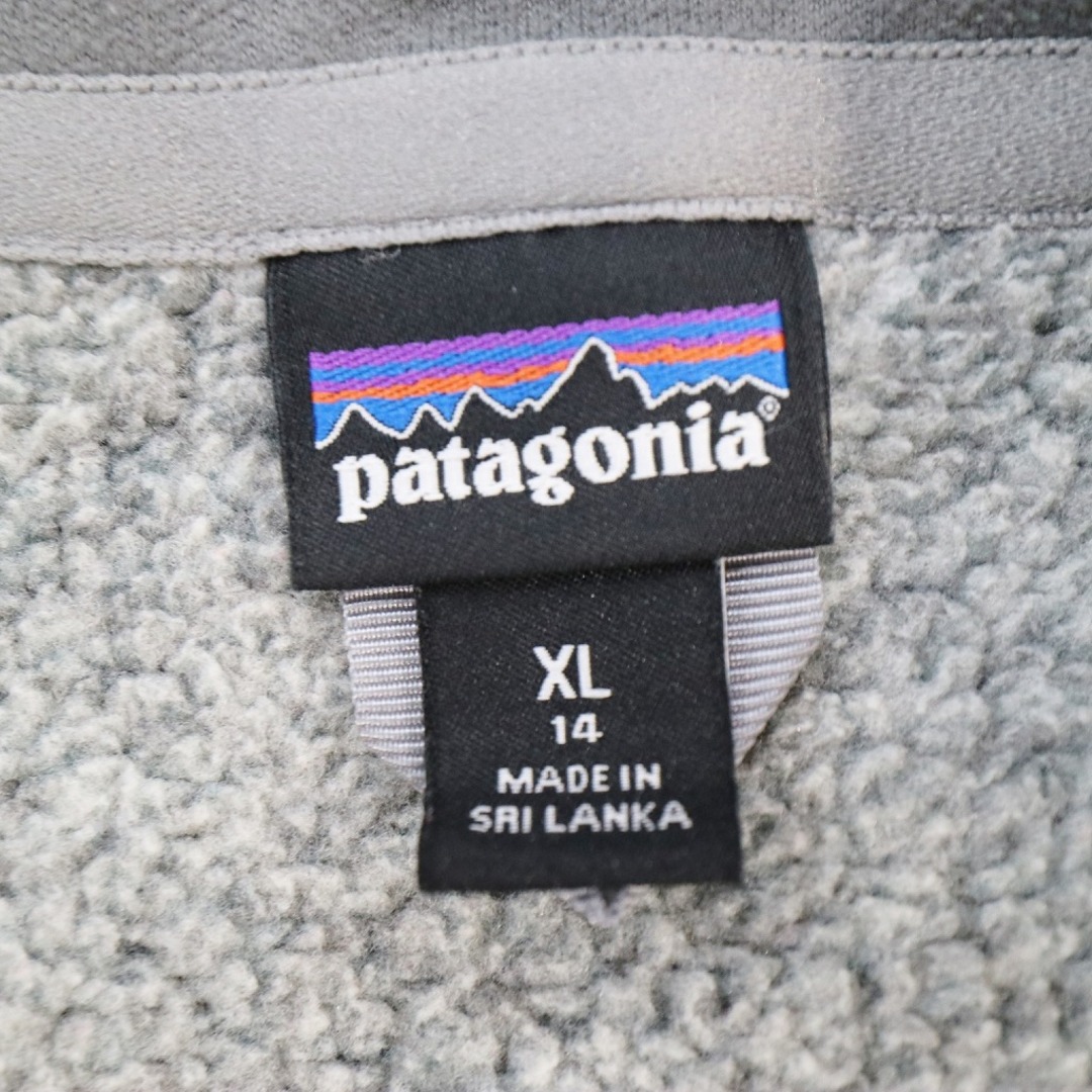 patagonia(パタゴニア)のSALE// patagonia パタゴニア ベターセーターフリースジャケット 防寒  アウトドア キャンプ  防寒 グレー (ボーイズ 14 XL) O4696 キッズ/ベビー/マタニティのキッズ服男の子用(90cm~)(ジャケット/上着)の商品写真