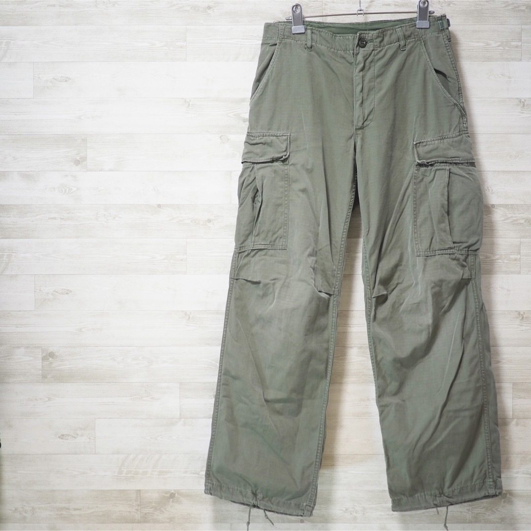 MILITARY - 69年US.ARMY ジャングルファティーグパンツ 5th-Reg/Smlの