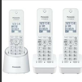 Panasonic - 新品 子機3台 Panasonic VE-GZS10DL-W＋増設子機２台の
