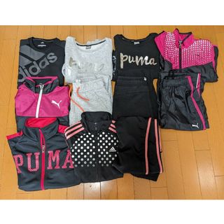 プーマ(PUMA)のPuma、adidas　女の子140　スポーツ服の詰め合わせ(その他)