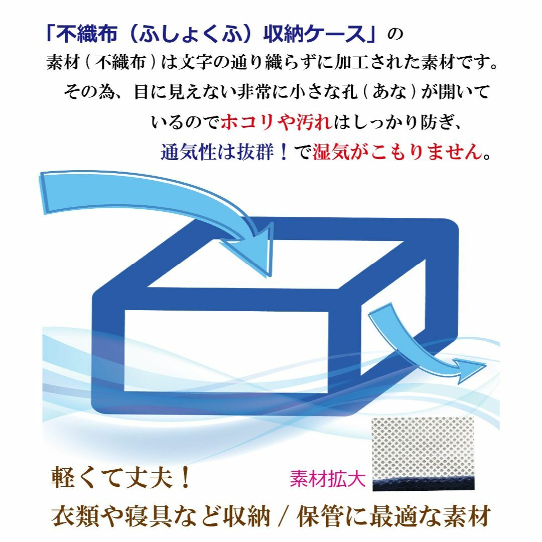 イニコライフ 収納 ケース 衣類 小物用 2個組 大サイズ ワイヤー 入り 衣装