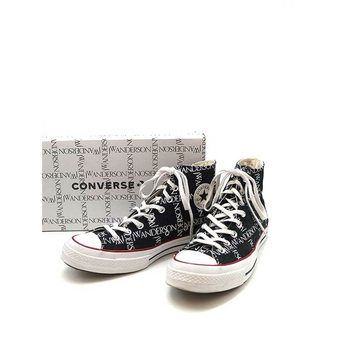 CONVERSE × JW Anderson  コンバース × ジェイダブルアンダーソン ChuckTaylor All-Star70s Hi Grid ハイカットスニーカー ブラック 28cm