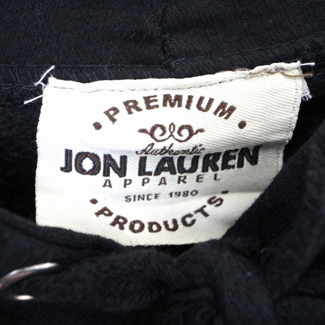 JON LAUREN 企業ロゴ パーカー HONDA ホンダ プルオーバー マフポケット ブラック (メンズ L)   O3005