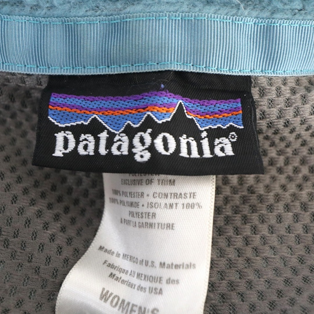 patagonia パタゴニア レトロX フリースジャケット アウトドア キャンプ アウター 防寒 登山 ブルー (レディース XL)   O3007