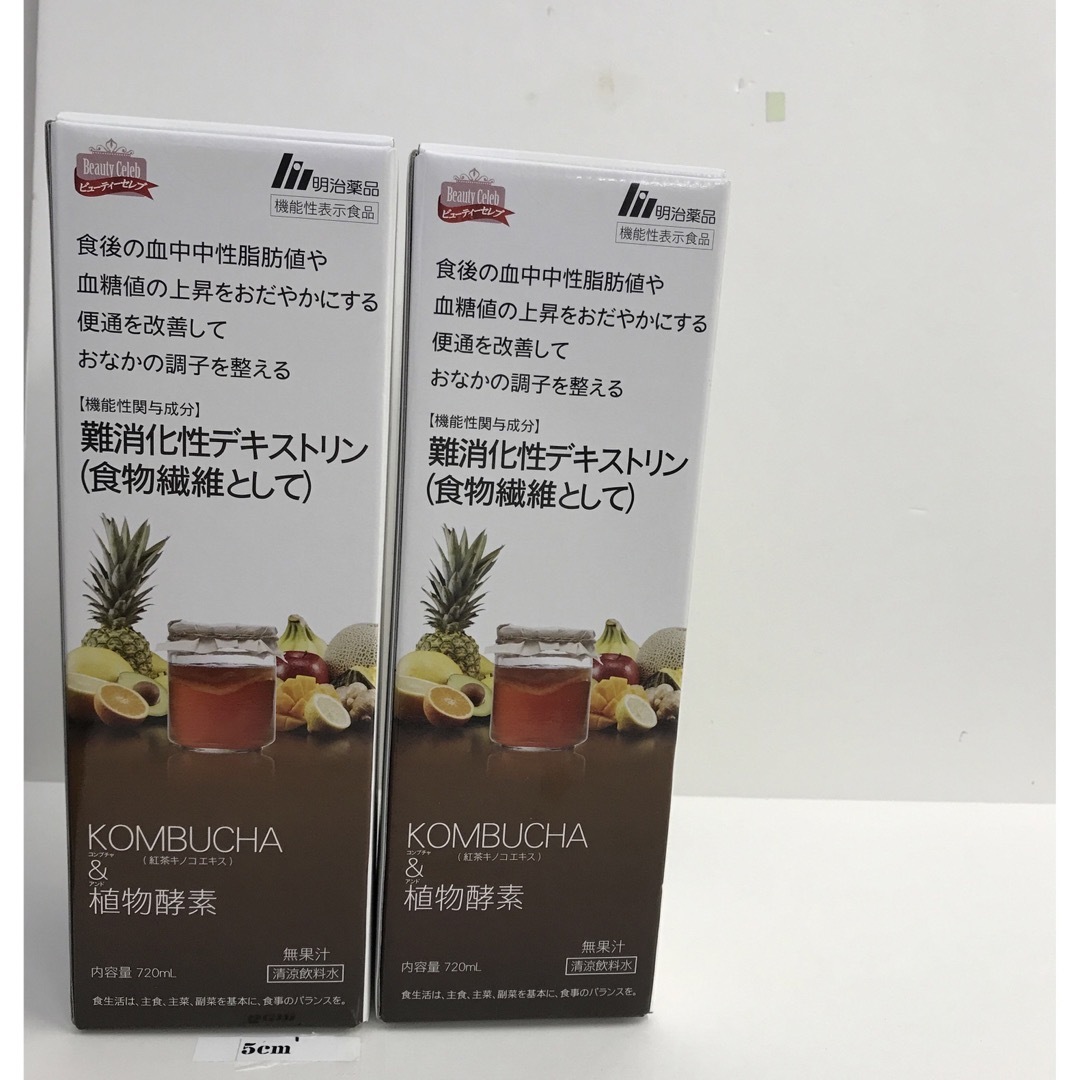 明治(メイジ)のRKM1186 コンブチャ＆植物酵素　720ml 2本セット 食品/飲料/酒の健康食品(その他)の商品写真