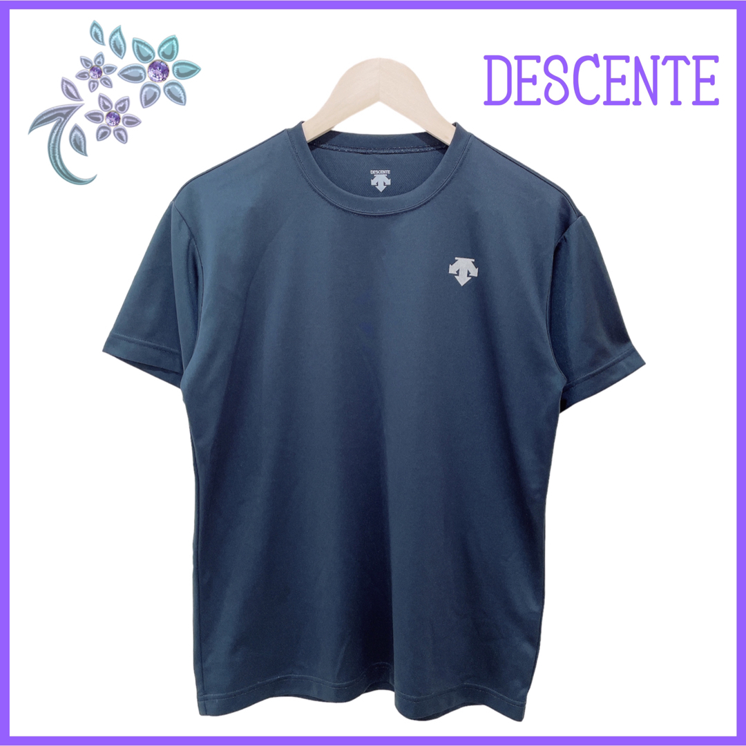 DESCENTE(デサント)の【DESCENTE】半袖 Tシャツ ワンポイント 速乾 メッシュ素材 スポーツ メンズのトップス(Tシャツ/カットソー(半袖/袖なし))の商品写真