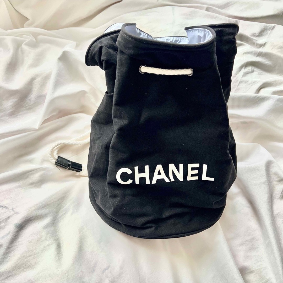 【入手困難 非売品】CHANEL ノベルティ 巾着型 ロゴ ショルダーバッグCHANEL