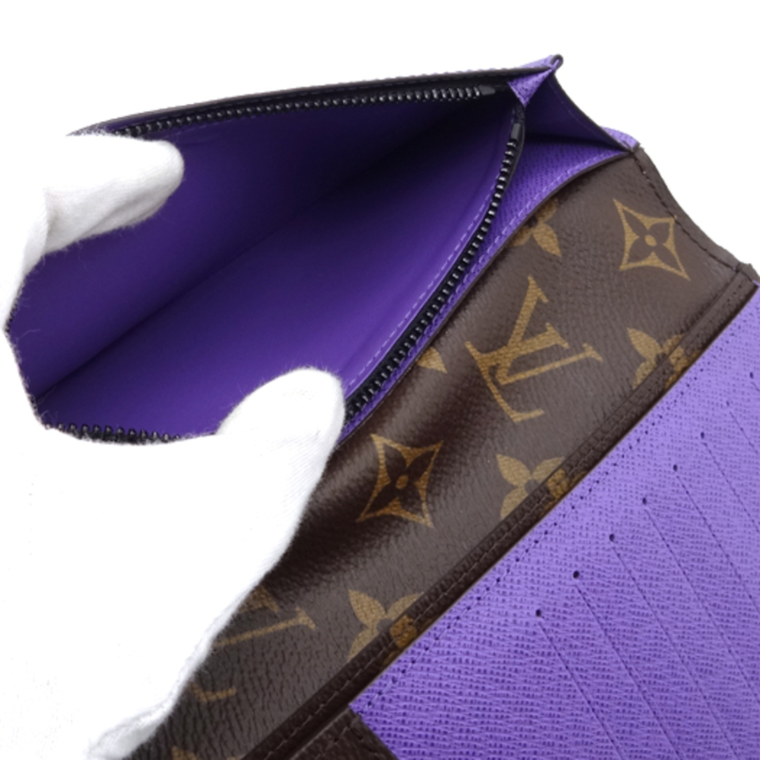 LOUIS VUITTON(ルイヴィトン)のルイヴィトン ポルトフォイユ ブラザ NM モノグラムマカサー パープル M81538 紫 長財布 メンズのファッション小物(長財布)の商品写真