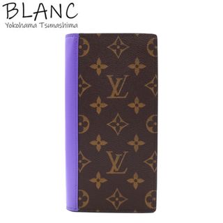 ルイヴィトン(LOUIS VUITTON)のルイヴィトン ポルトフォイユ ブラザ NM モノグラムマカサー パープル M81538 紫 長財布(長財布)