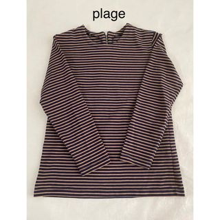 プラージュ(Plage)のplage プラージュ　カットソー  ボーダー　トップス(カットソー(長袖/七分))