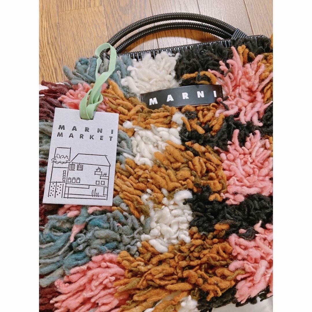 marni flower cafe マルニフラワーカフェ ウーリークロシェバッグ