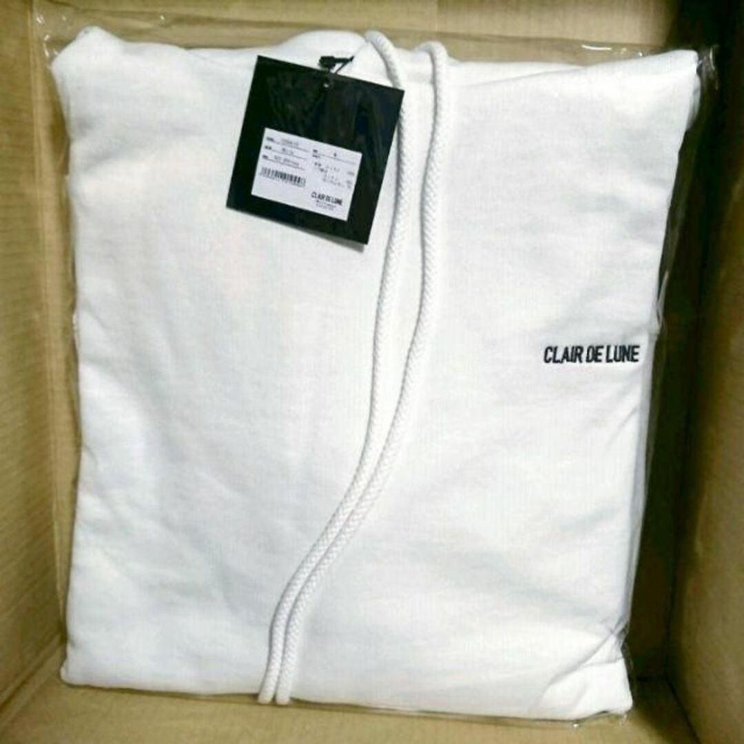 【新品】Clair de luna Hoodie white Mサイズ 登坂広臣