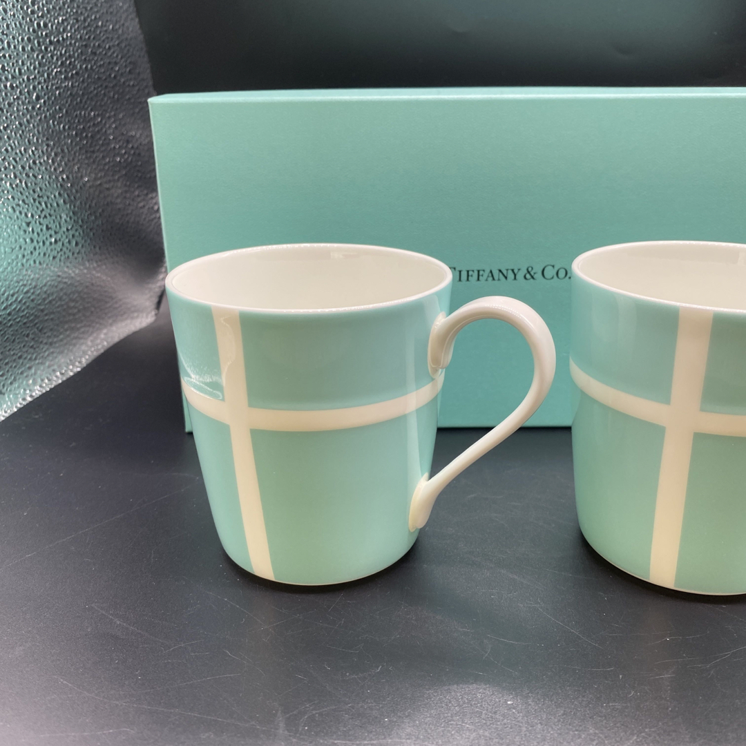 箱付き TIFFANY ティファニー ペアマグカップ ブルーボックス no.71