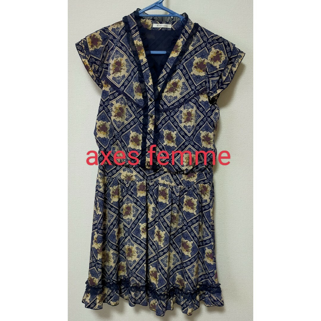 axes femme(アクシーズファム)のaxes femme　ワンピース　M レディースのワンピース(ミニワンピース)の商品写真