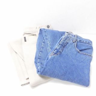 アルマーニ(Armani)のARMANI JEANS アルマーニ デニムパンツ 2点 - 28 コットン100% インディゴ ベージュ メンズ AY4375A17 【中古】(ワークパンツ/カーゴパンツ)