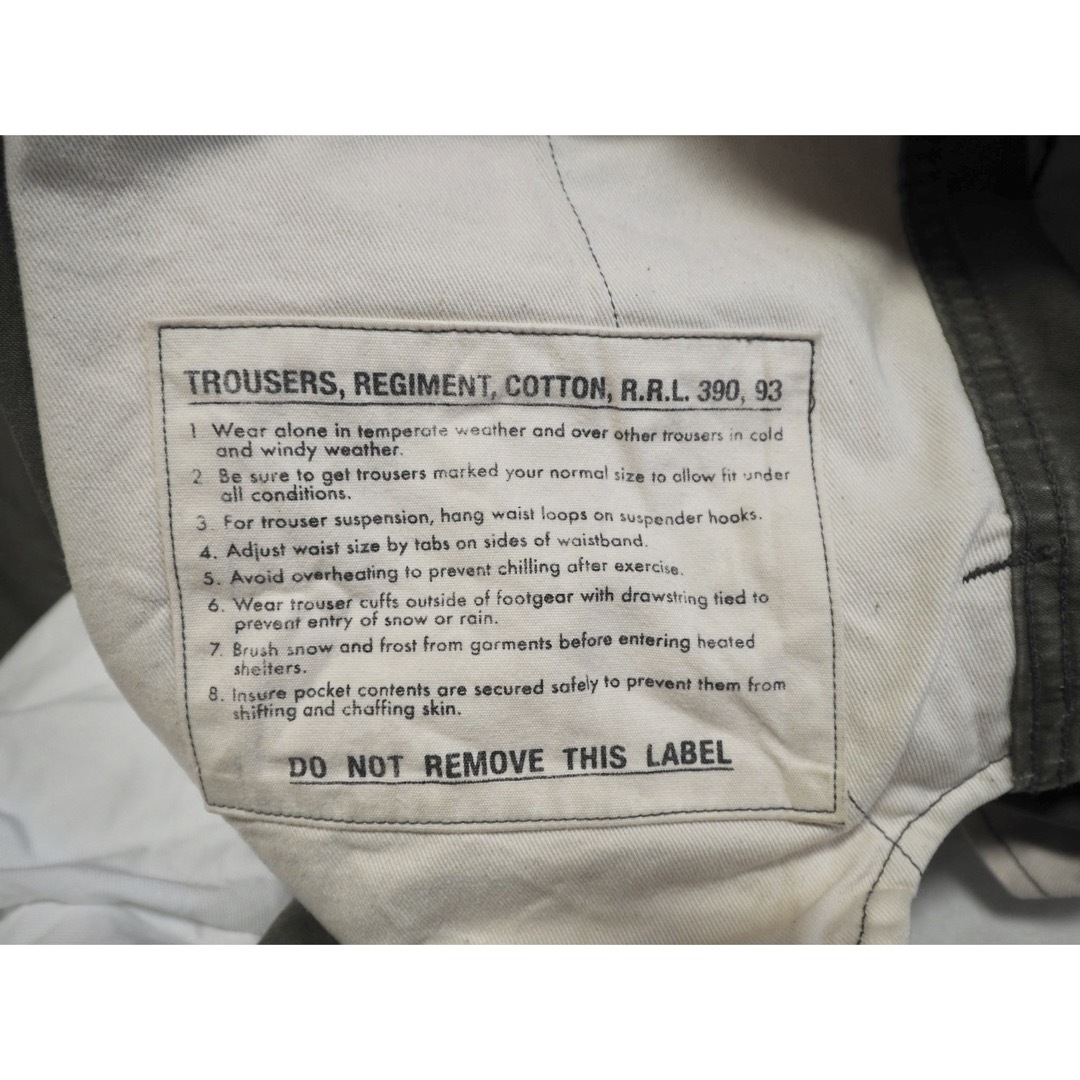 RRL - RRL 22SS Trousers,Regiment,Cotton-33×32の通販 by 2casa0911's