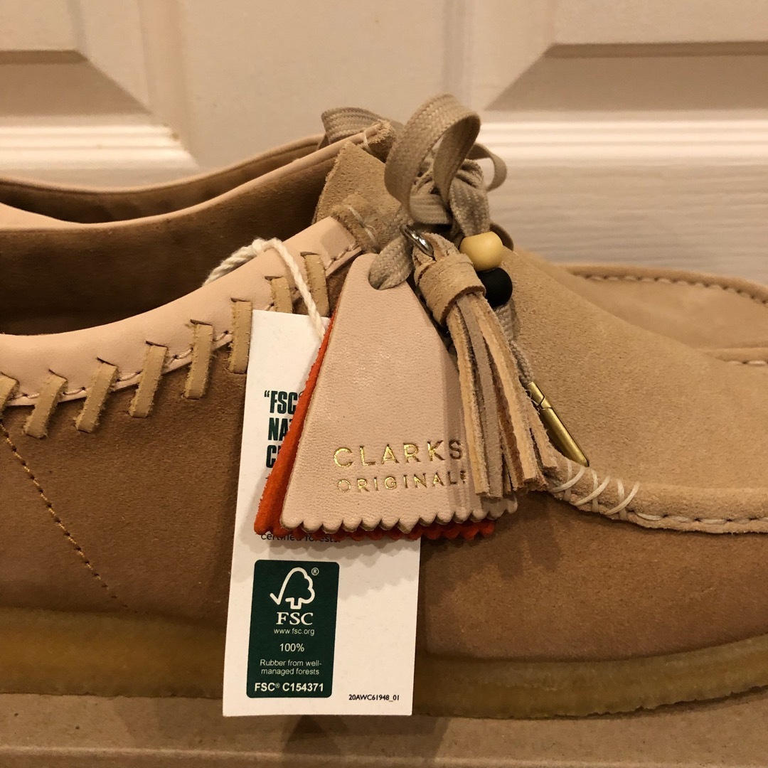 [未使用] CLARKS WALLABEE ワラビー  大人気　ナチュラル