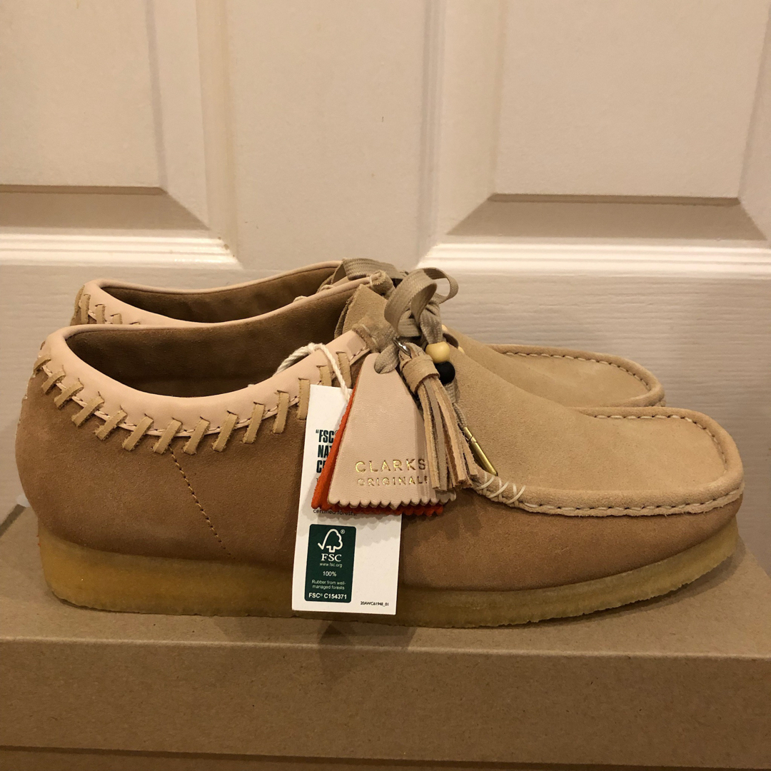 [未使用] CLARKS WALLABEE ワラビー 大人気　ナチュラル